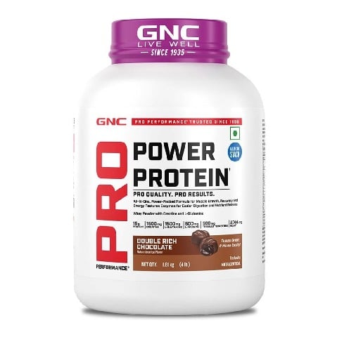 1 - GNC Pro Performance Power Protein,  4 lb  Double Rich Chocolate 