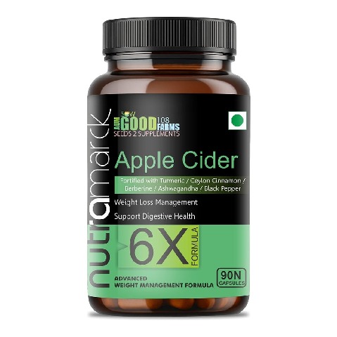 1 - NutraMarck Apple Cider 6X, 90 capsules Unflavoured