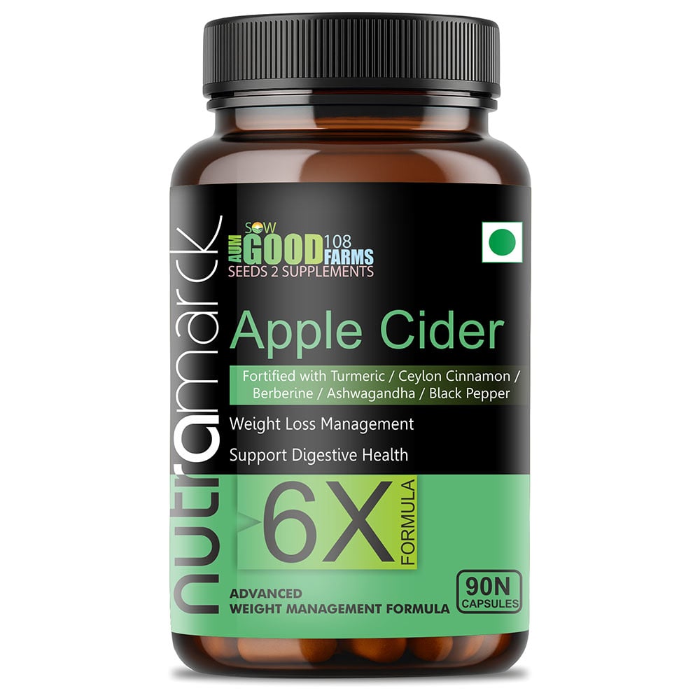 NutraMarck Apple Cider 6X, 90 capsules Unflavoured-image-31