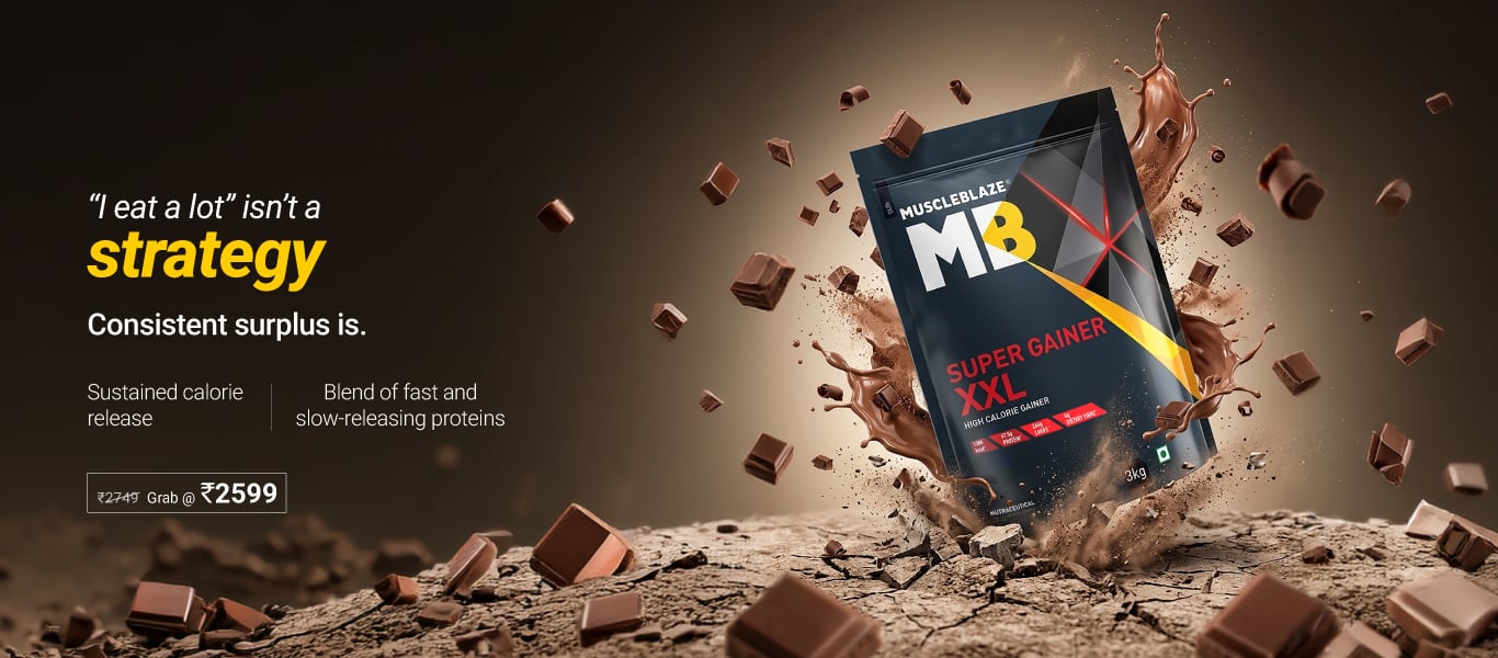 Super Gainer 3kg Range @ 2599