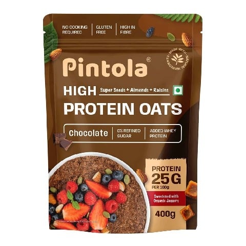 1 - Pintola High Protein Oats,  400 g  Dark Chocolate 