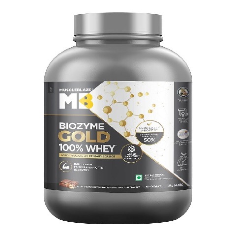 3 - MuscleBlaze Biozyme Gold 100% Whey OP, 4.4 lb Chocolate Hazelnut