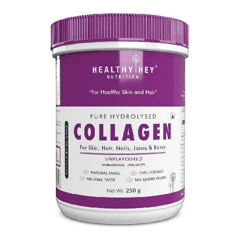 1 - HealthyHey Nutrition Pure Hydrolysed Collagen Supplement, 250 g Unflavoured