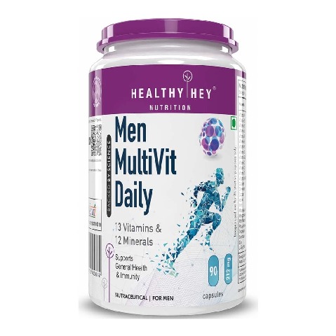 1 - HealthyHey Nutrition MultiVit Daily for Men,  90 capsules  Unflavoured 
