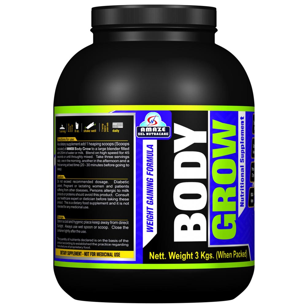 Amaze Body Grow,  6.6 lb  Vanilla 