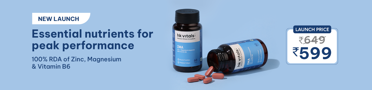 HealthKart HK Vitals ZMA, 60 tablet(s) | Launch - 599