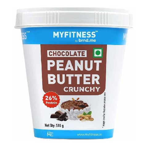 2 - Myfitness by brnd.me Chocolate Peanut Butter,  510 g  Crunchy 