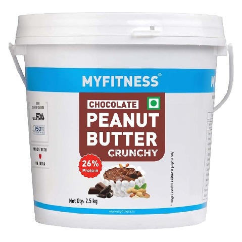 1 - Myfitness by brnd.me Chocolate Peanut Butter, 2.5 kg Crunchy