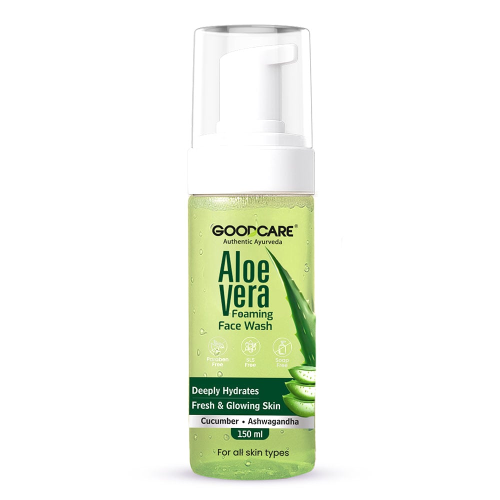 Goodcare Aloe Vera Foaming Face Wash, 150 ml for All Skin Types-image-8