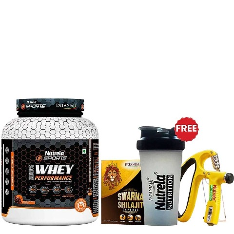 Nutrela Sports Patanjali 100% Whey Performance,  4.4 lb  Chocolate Irish 