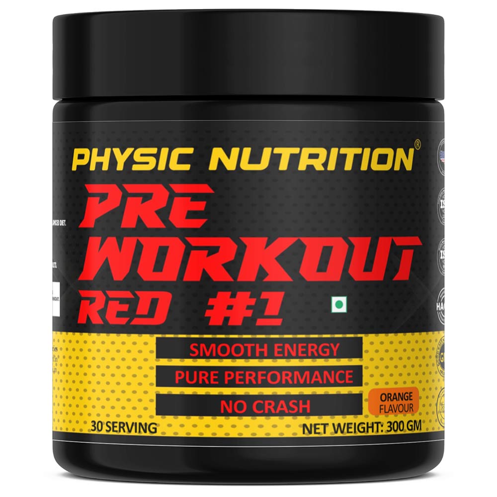 Physic Nutrition Pre-Workout Red #1, 0.66 lb Orange-picture-34