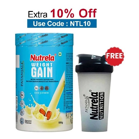 Nutrela Weight Gainer, 1.1 lb Banana