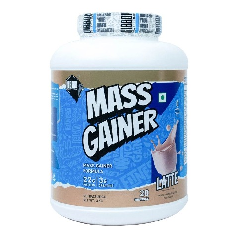 1 - Gibbon Nutrition Mass Gainer,  6.6 lb  Latte 