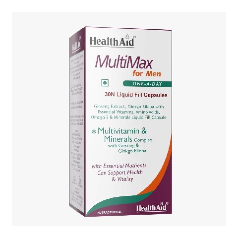 10 - HealthAid MultiMax for Men,  30 capsules  Unflavoured 