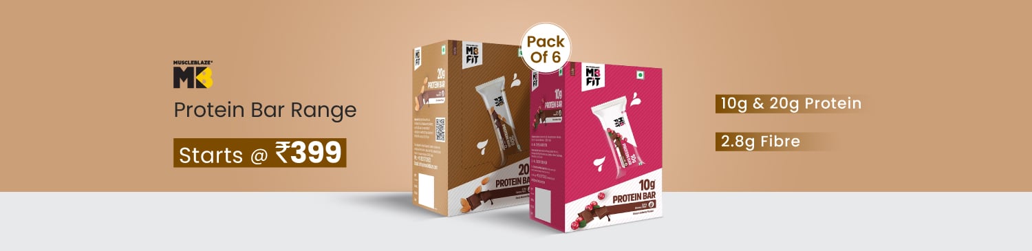 Protein Bar (Pack of 6) Range | Starts @ Rs. 399