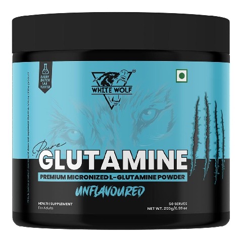 1 - White Wolf Pure Glutamine, 0.56 lb Unflavoured