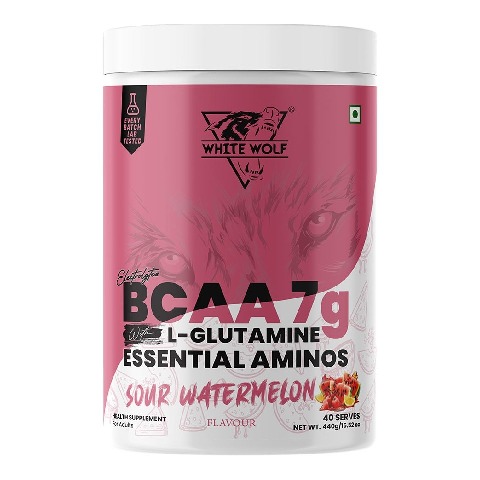 1 - White Wolf BCAA 7g,  0.97 lb  40 Servings  Sour Watermelon 