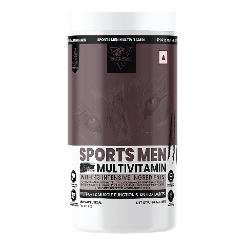 1 - White Wolf Sports Men Multivitamin, 120 tablet(s) Unflavoured