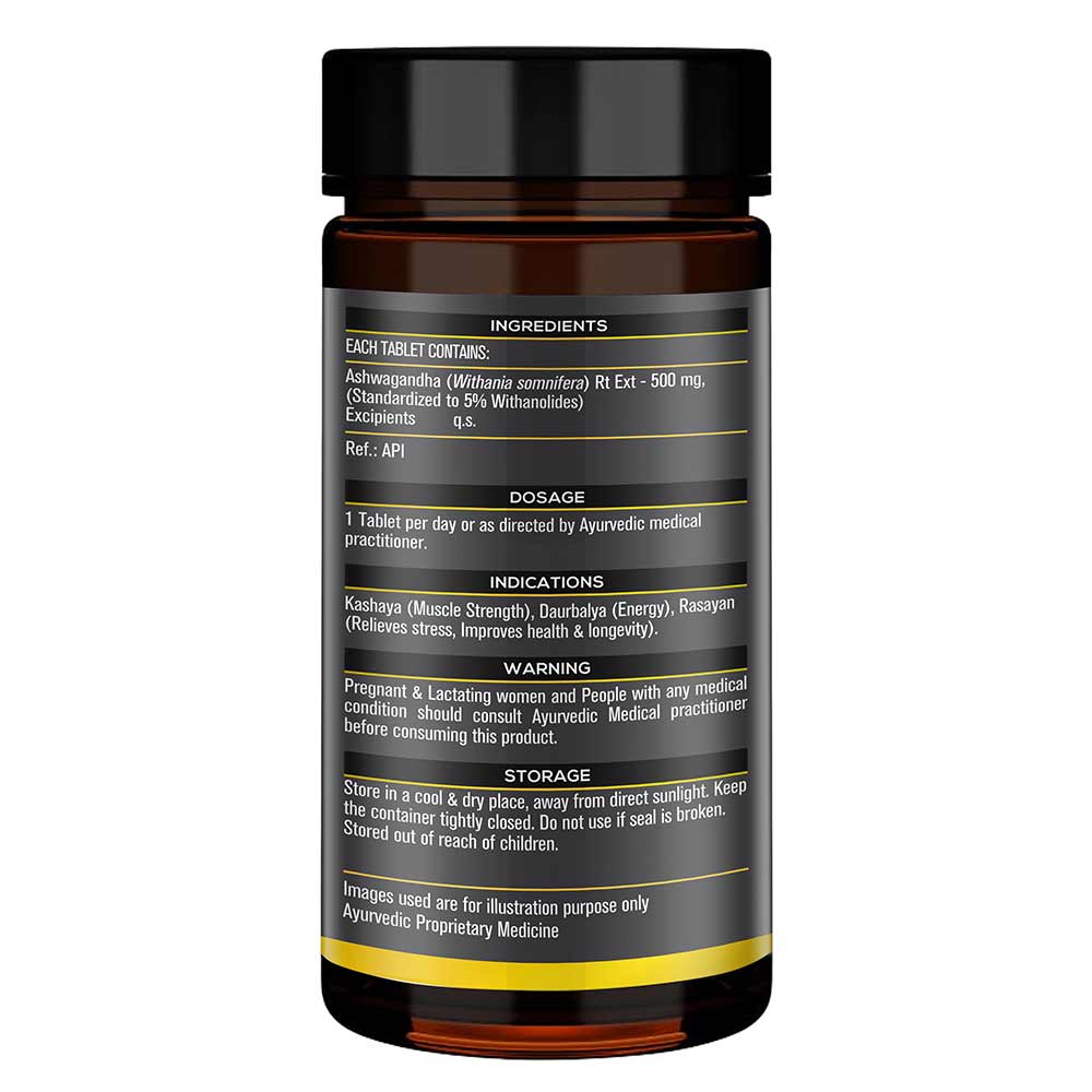 8 - Koshaveda Ayurveda for Performance - Ashwagandha 500mg,  30 tablet(s)