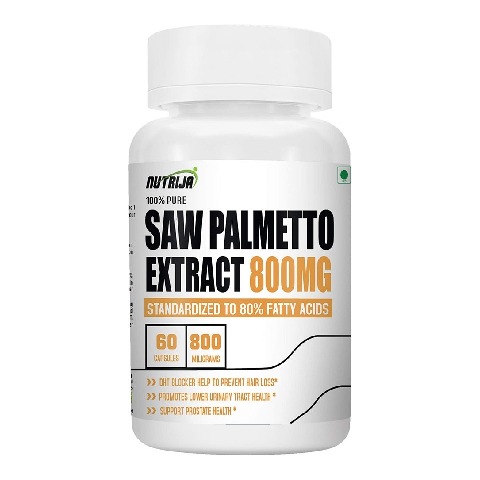 1 - NutriJa Saw Palmetto Extract 800mg,  60 capsules 