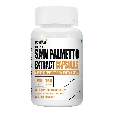 1 - NutriJa Saw Palmetto Extract 160mg,  60 capsules 