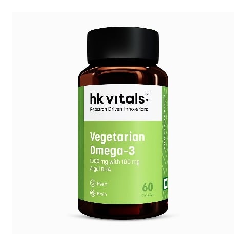 1 - HealthKart HK Vitals Veg Omega 3 1000mg,  60 tablet(s) 