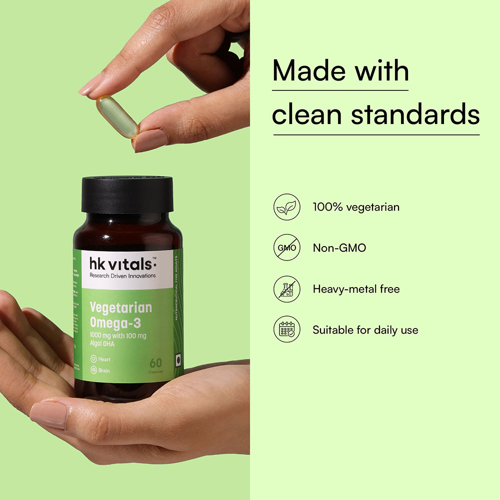 7 - HK Vitals Veg Omega 3 1000mg,  60 tablet(s)