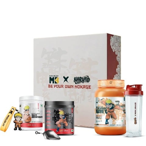 1 - MuscleBlaze X Naruto Collector's Edition Box, (Pack of 10 Items)