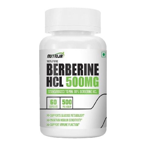 1 - NutriJa Berberine HCL 500mg, 60 capsules