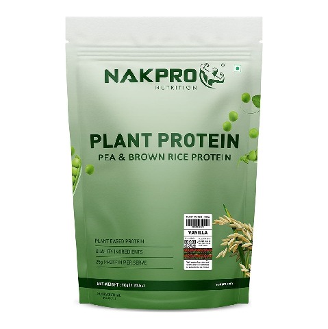 1 - Nakpro Plant Protein,  2.2 lb  Vanilla 