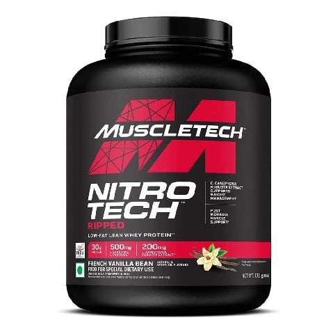 1 - MuscleTech Nitrotech Ripped Low Fat Whey Protein, 3.8 lb French Vanilla Bean