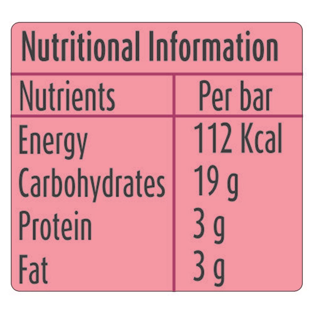 3 - On The Run Energy Bar,  6 Piece(s)/Pack  Fig & Date 