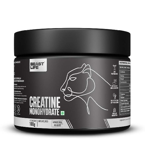 1 - BeastLife Creatine Monohydrate, Unflavoured 0.22 lb