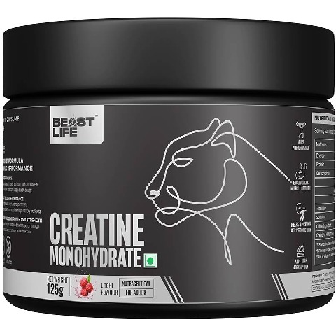 1 - BeastLife Creatine Monohydrate, Litchi 0.27 lb