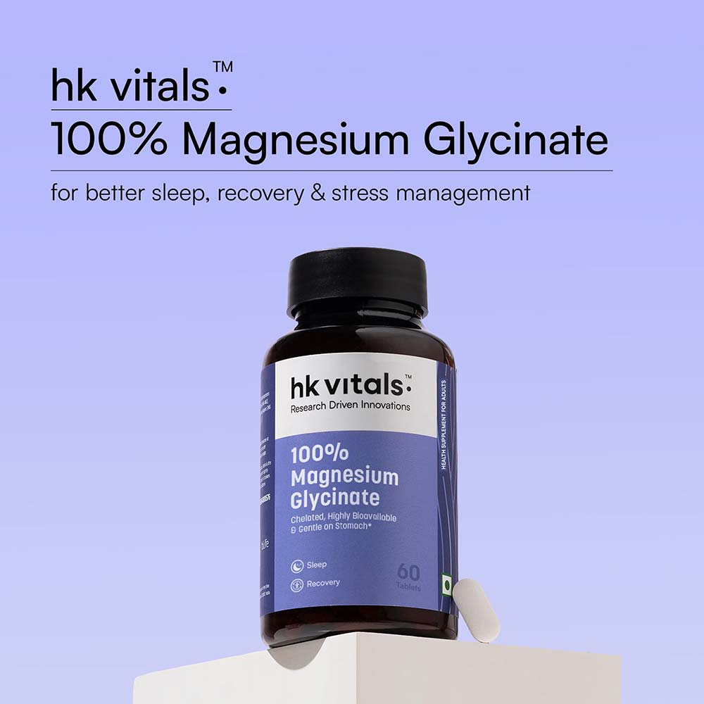 3 - HK Vitals 100% Magnesium Glycinate,  60 tablet(s)