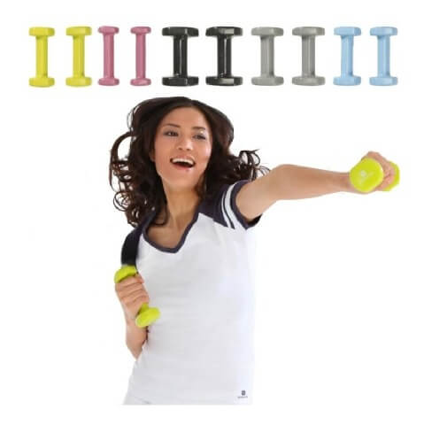 Domyos Dumbbell,  Yellow  1 kg 
