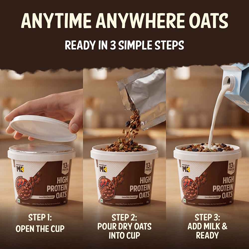 High Protein Oats&nbsp;50g x 6 Pack&nbsp;Assorted Flavour