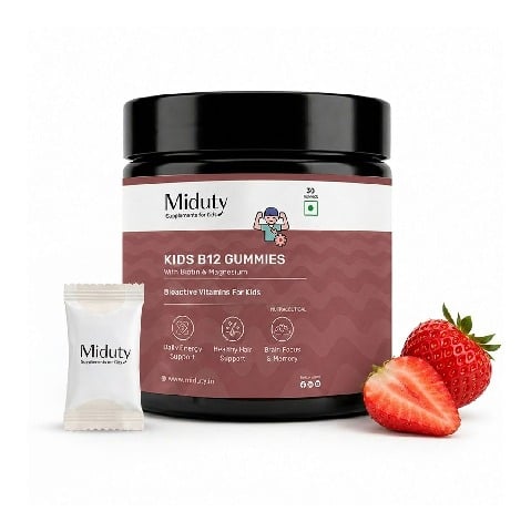 1 - Miduty Kids B12,  30 gummies  Strawberry 