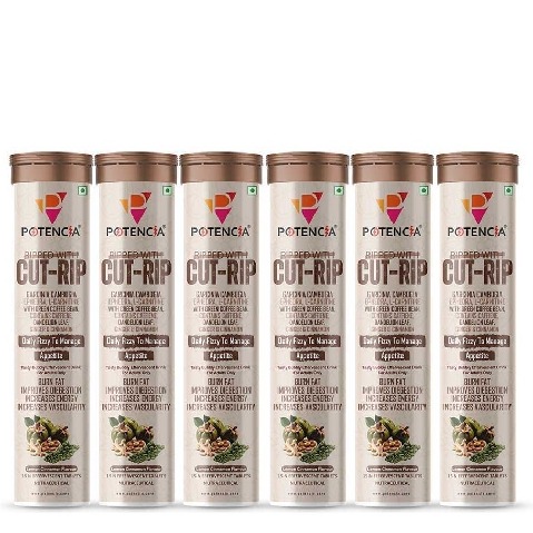 1 - Potencia Cut-Rip Effervescent Lemon Cinnamon,  90 tablet(s) 