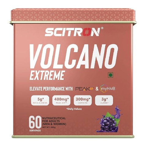 1 - Scitron Volcano Extreme Pre-Workout, 0.99 lb Grape