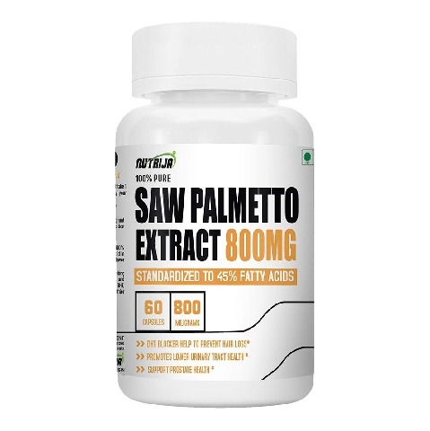 1 - NutriJa Saw Palmetto Extract 800mg,  60 capsules 
