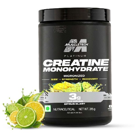 4 - MuscleTech Platinum Creatine Monohydrate, Citrus Blast 0.69 lb