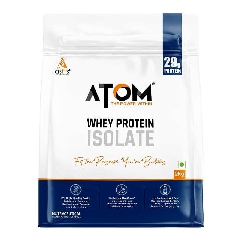 1 - AS-IT-IS Nutrition ATOM 100% Whey Protein Isolate Ultra-Pure, 4.4 lb Double Rich Chocolate