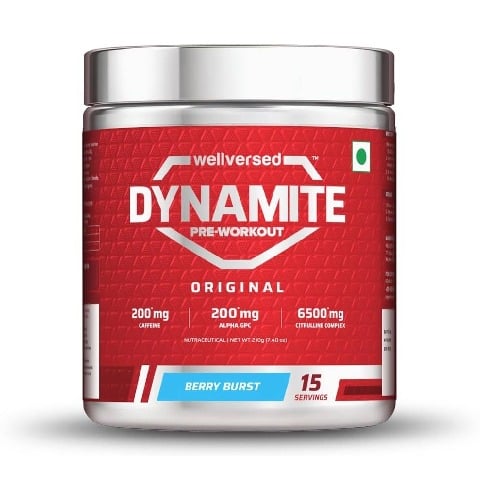 1 - Wellversed Dynamite Original Pre Workout, 0.46 lb Berry Burst