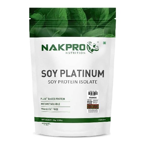 1 - Nakpro Platinum Soy Protein Isolate, 2.2 lb Mango