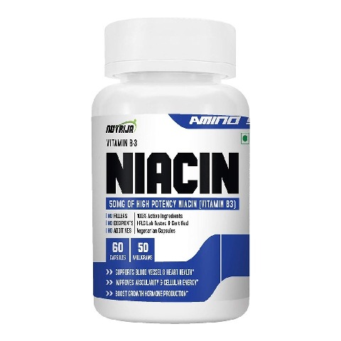 1 - NutriJa Niacin 50mg, Unflavoured 60 capsules