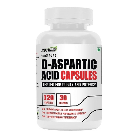 1 - NutriJa D-Aspartic Acid (DAA), 120 capsules Unflavoured