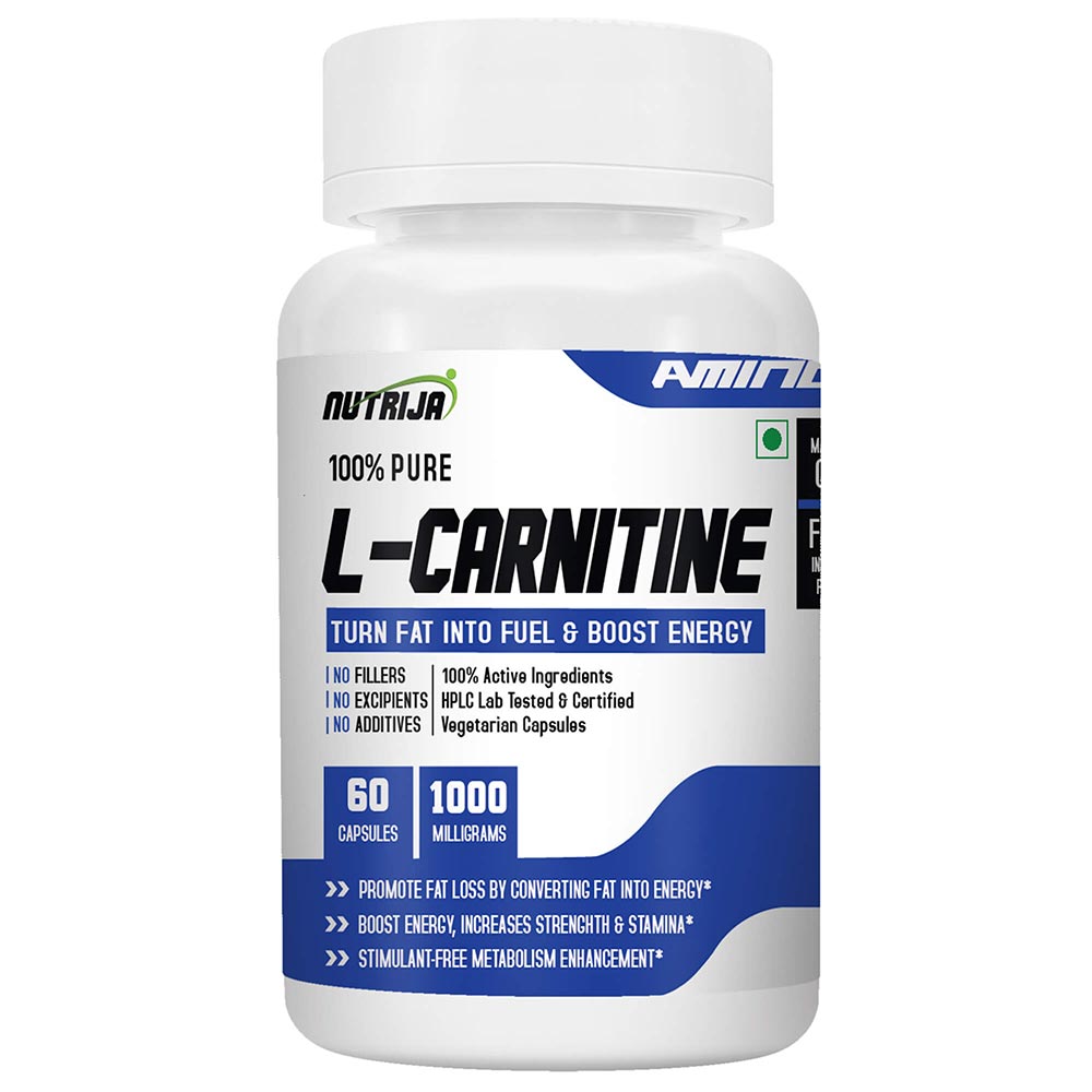 NutriJa L-Carnitine 1000mg, 60 capsules Unflavoured-image-46