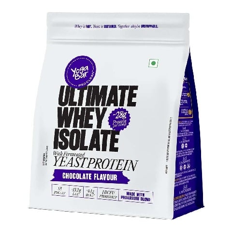 1 - Yogabar Ultimate Whey Isolate, 1.1 lb Chocolate