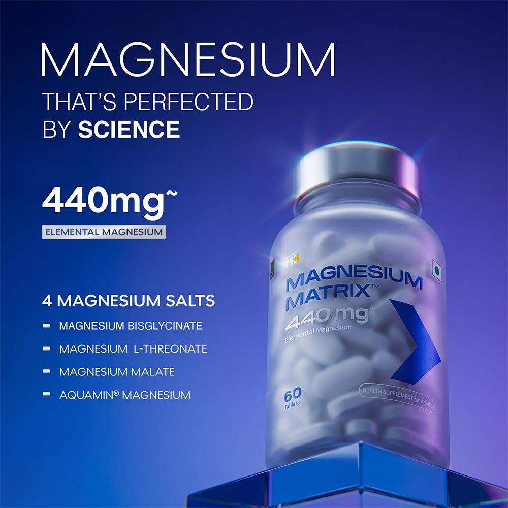 6 - MuscleBlaze Magnesium Glycinate,  Unflavoured  60 tablets